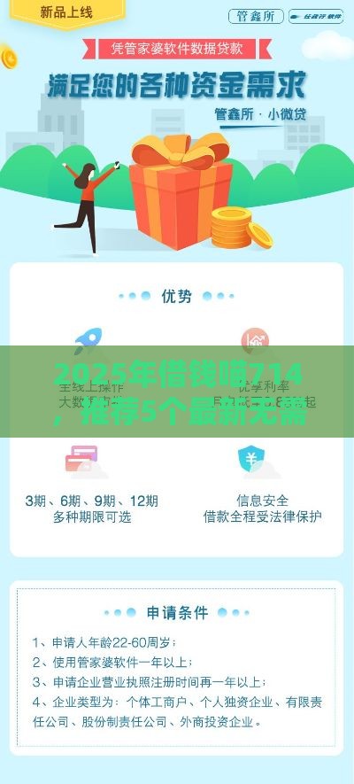 2025年借钱喵714，推荐5个最新无需征信的贷款平台