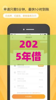 2025年借钱能手微信，分享五个最新有什么借钱平台