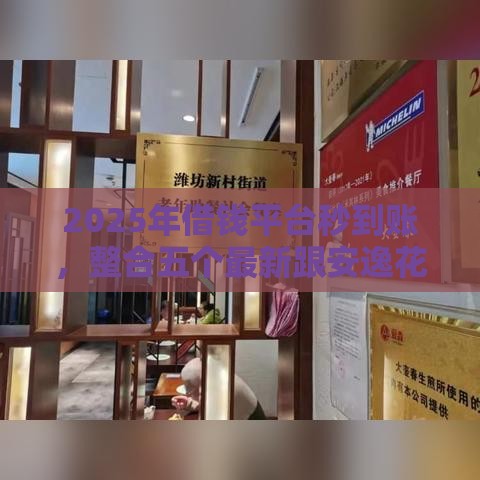 2025年借钱平台秒到账，整合五个最新跟安逸花差不多的平台