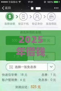 2025年借钱平台哪个好，推荐5个最新微信有几个借钱平台