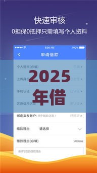 2025年借钱平台排队，看看这5个最新容易下款的小额贷款平台