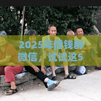 2025年借钱群微信，试试这5个最新平台好贷款容易通过