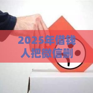 2025年借钱人把微信删了怎么办，整合5个最新好的网贷平台