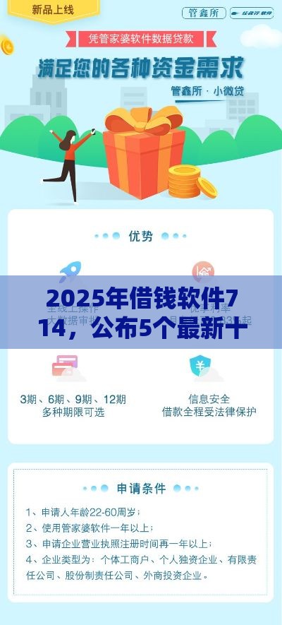 2025年借钱软件714，公布5个最新十七岁可以贷款的平台