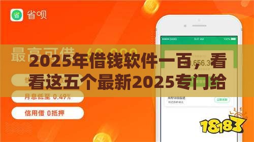 2025年借钱软件一百，看看这五个最新2025专门给花户放款的平台