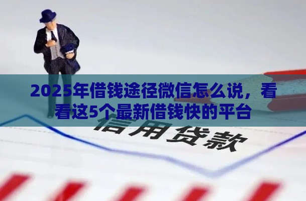 2025年借钱途径微信怎么说，看看这5个最新借钱快的平台