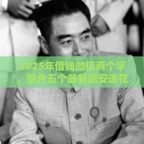 2025年借钱微信两个字，整合五个最新跟安逸花差不多的平台