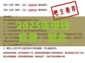 2025年借钱应急，整合5个最新黑户能借款的平台