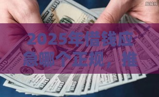 2025年借钱应急哪个正规，推荐5个最新2025比较好下款的借款平台