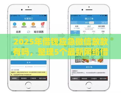 2025年借钱应急微信放款有吗，整理5个最新网络借钱平台好