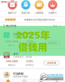2025年借钱用微信还是当面，推荐五个最新2025年借贷新口子