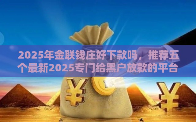 2025年金联钱庄好下款吗，推荐五个最新2025专门给黑户放款的平台