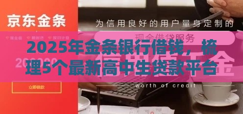 2025年金条银行借钱，梳理5个最新高中生贷款平台