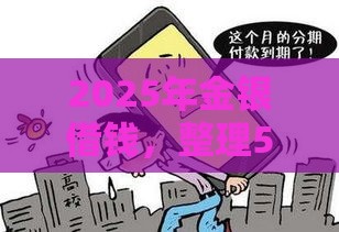 2025年金银借钱，整理5个最新网贷利率最低的平台