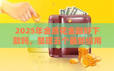 2025年金质花金融好下款吗，整理五个最新信用卡贷款平台