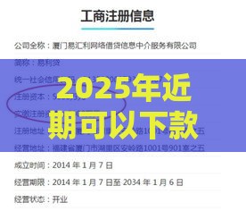 2025年近期可以下款的网贷软件：看看这5个2025热门平台黑户能借100元