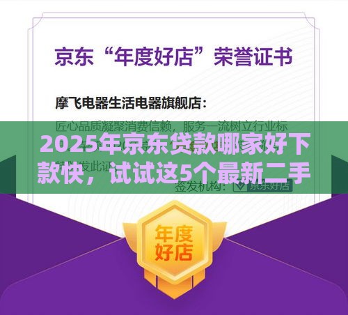 2025年京东贷款哪家好下款快，试试这5个最新二手车贷款平台好