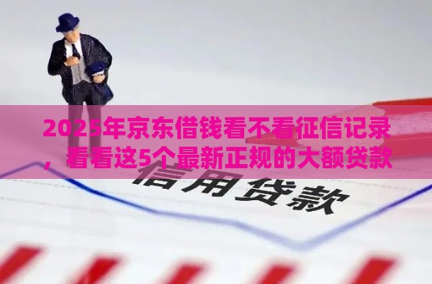 2025年京东借钱看不看征信记录，看看这5个最新正规的大额贷款平台