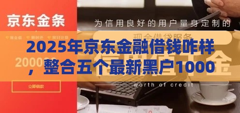 2025年京东金融借钱咋样，整合五个最新黑户1000元必下的口子