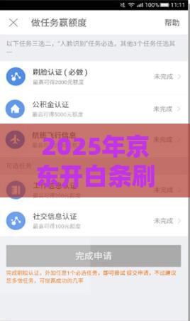 2025年京东开白条刷脸不过，看看这五个最新被起诉还能下款的口子
