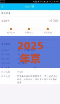 2025年京东哪个好下款，分享5个最新无需个人征信的借款平台