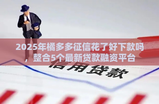 2025年橘多多征信花了好下款吗，整合5个最新贷款融资平台