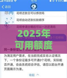 2025年可用额度借钱吗，整合五个最新黑户花户在平台能下款