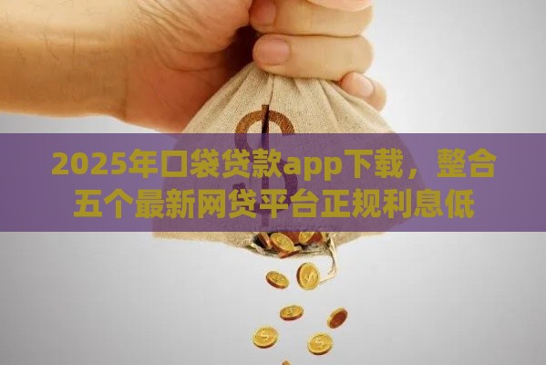 2025年口袋贷款app下载，整合五个最新网贷平台正规利息低