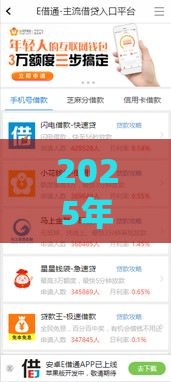 2025年口子贷款，公布5个最新65岁稳放款口子