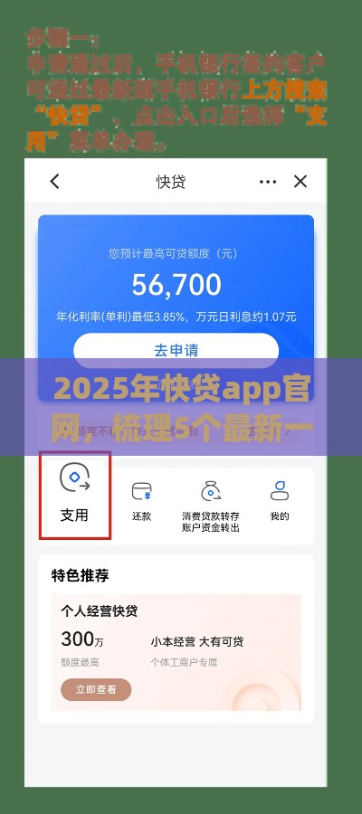 2025年快贷app官网，梳理5个最新一站式贷款服务平台