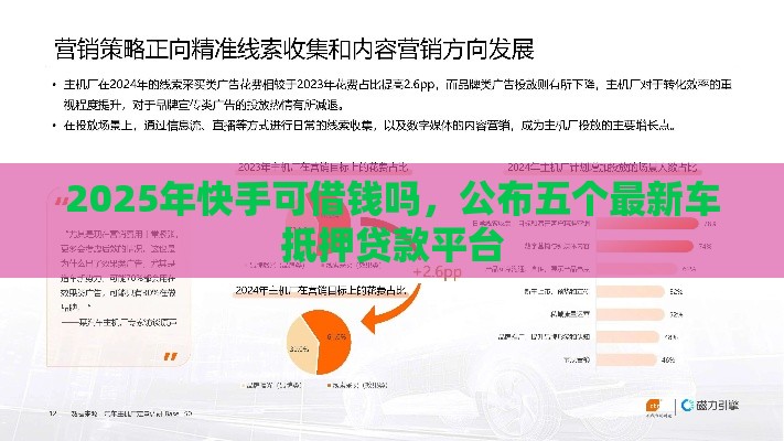 2025年快手可借钱吗，公布五个最新车抵押贷款平台