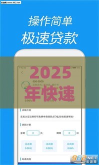 2025年快速无息借钱，公布五个最新在线贷款平台