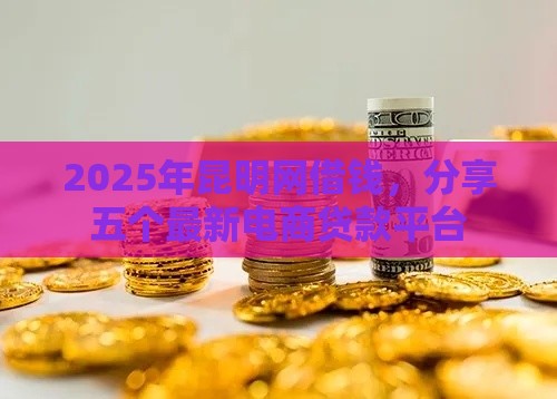 2025年昆明网借钱，分享五个最新电商贷款平台
