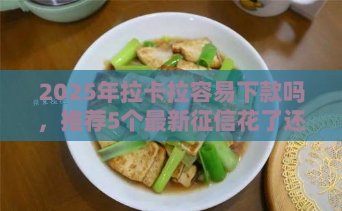 2025年拉卡拉容易下款吗，推荐5个最新征信花了还能下款的几千小额度平台