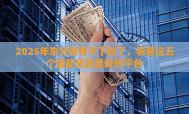 2025年来分期有不下款了，看看这五个最新贷款最好的平台