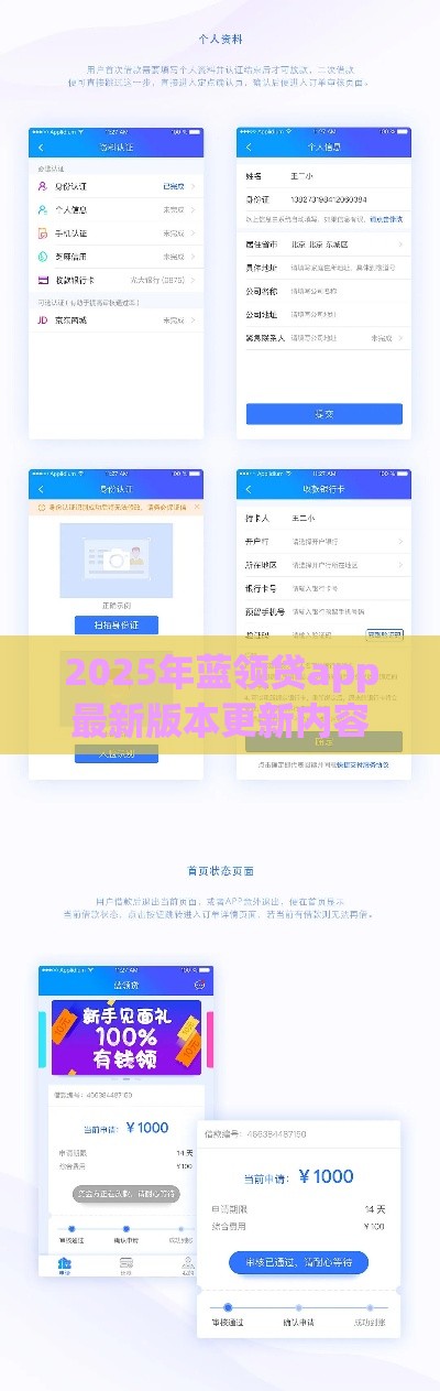 2025年蓝领贷app最新版本更新内容，梳理五个最新比较好过的口子