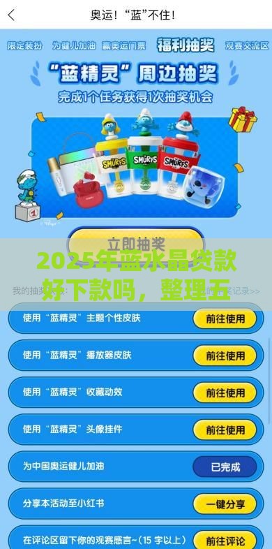 2025年蓝水晶贷款好下款吗，整理五个最新抵押车贷款平台好