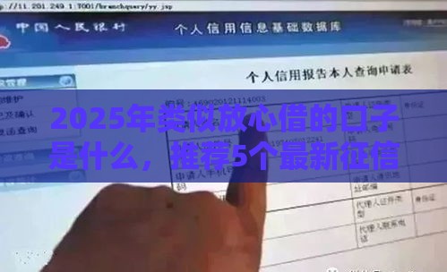 2025年类似放心借的口子是什么，推荐5个最新征信黑了还有借款平台可以借钱