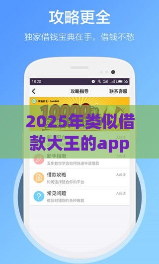 2025年类似借款大王的app，梳理五个最新16岁可以贷款的平台