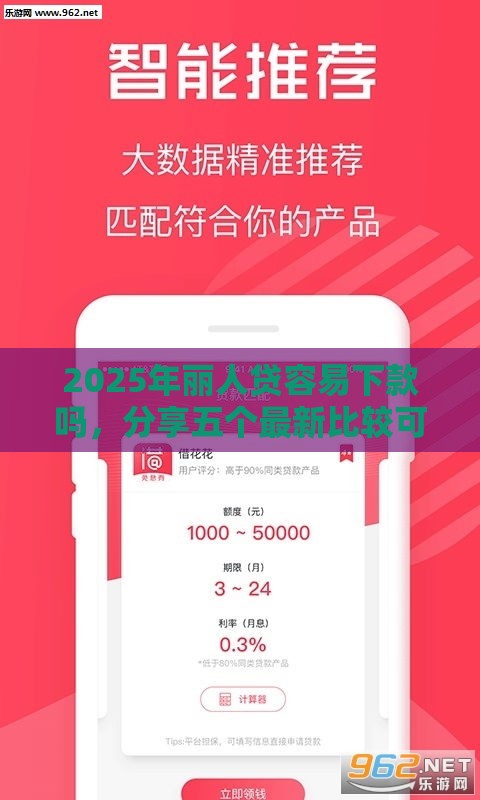 2025年丽人贷容易下款吗，分享五个最新比较可靠的贷款平台