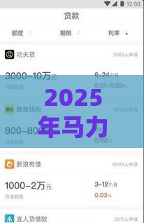 2025年马力钱包容易下款吗，整合五个最新贷款客户平台