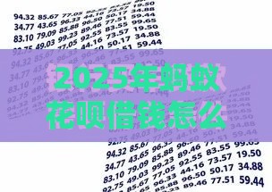 2025年蚂蚁花呗借钱怎么还，试试这五个最新17周岁贷款平台