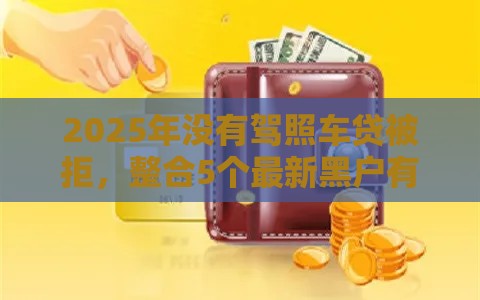 2025年没有驾照车贷被拒，整合5个最新黑户有逾期平台能放款