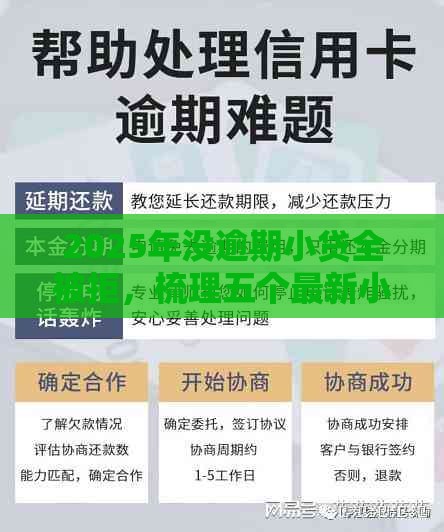 2025年没逾期小贷全被拒，梳理五个最新小额贷款平台好