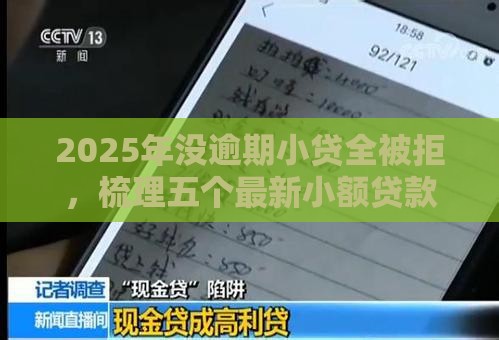 2025年没逾期小贷全被拒，梳理五个最新小额贷款平台好