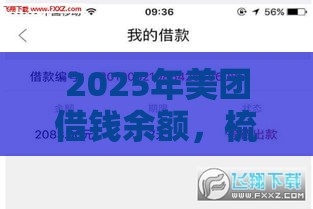 2025年美团借钱余额，梳理5个最新贷款软件不看征信