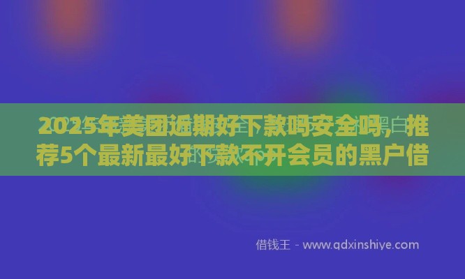 2025年美团近期好下款吗安全吗，推荐5个最新最好下款不开会员的黑户借钱平台