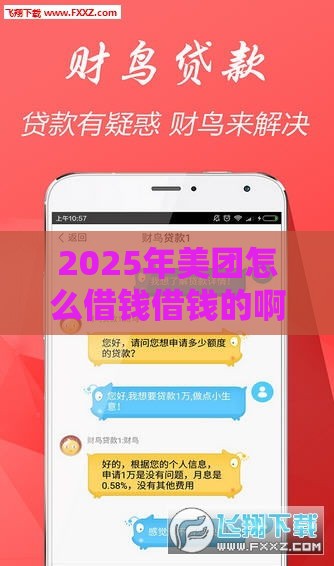 2025年美团怎么借钱借钱的啊，分享五个最新加盟贷款平台做代理