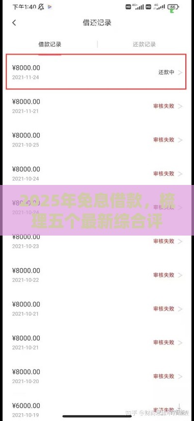 2025年免息借款,梳理五个最新综合评分不足平台能下款 2025年免息借款,梳理五个最新综合评分不足平台能下款