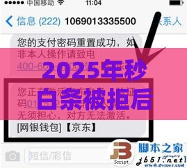 2025年秒白条被拒后额度归零，整合五个最新2025短期高炮口子必下款